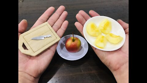 Mini Fruit Knife (how to make / DIY) -ASMR, 如何制造迷你水果刀, как сделать мини нож, ミニナイフの作り方, 미니 나이프 만드는 법