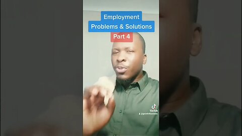 Employment Problems and Solutions n.o 4 Growth4biz #shorts