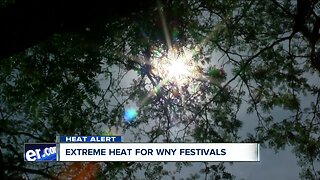 Extreme heat expected for WNY festivals