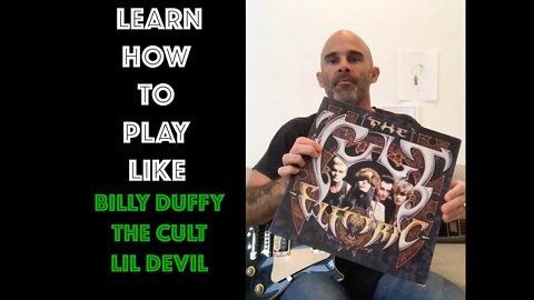 How To Play Guitar Like Billy Duffy - Lil Devil by The Cult! - Beginner /Intermediate Guitar Players