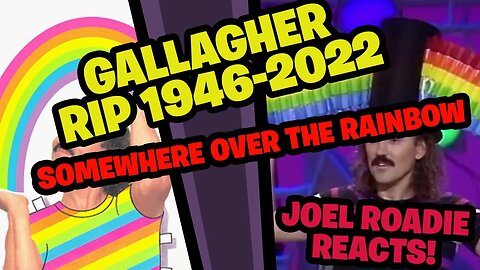 Gallagher RIP 1946-2022 - Somewhere Over the Rainbow - Roadie Reacts