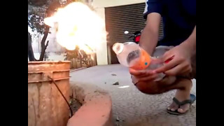 Gasoline Combustion in SLOW MOTION