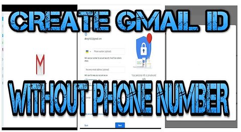 HOW TO CREATE GMAIL ACCOUNT | How to Create Gmail ID without Phone Number | Gmail ID KAISE BANAYE