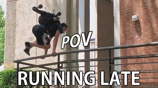 Running Late For School | POV Parkour With Max2 Pro