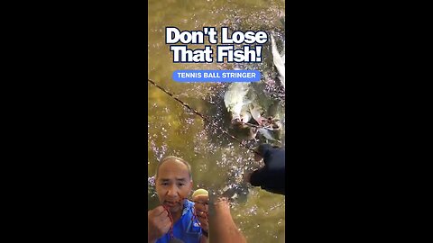 Attention, Kayak Fishermen! Give this stringer a try to prevent losing your catch.