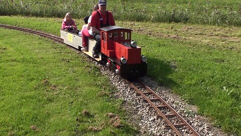 Ridable Miniature railway at Spaarnwoude Holland (1)