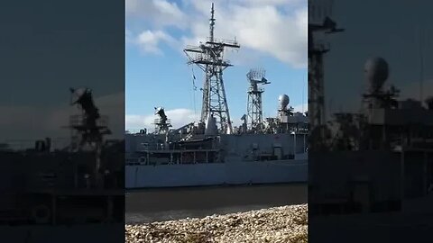 Australian Navy Ship Visits Port.#trending #shorts #navy #lifeatsea #shipping #ocean #video #viral