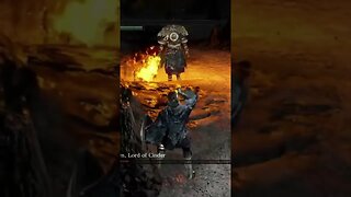 Beating Gwyn Lord of Cinder Dark Souls’ final boss without parrying #gaming #darksoulsremastered
