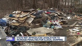 State Rep. introduces legislation to increase penalties for illegal dumping