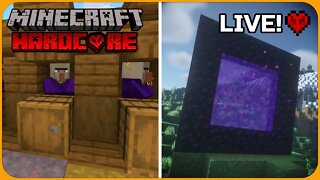 Witches and The Nether ... FINALLY! - ⛏ Minecraft Hardcore Survival 1.19.2 / Live Stream [S5 | EP7]
