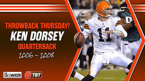 Ken Dorsey - Former Browns QB and New OC | Throwback Thursday