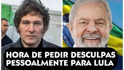 "Confronto Diplomático: Javier Milei Desafia a Argentina a Pedir Desculpas ao Presidente Lula"