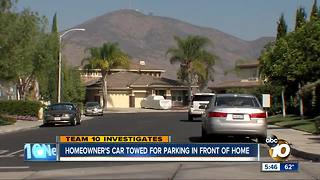 Homeowner said HOA wrongly towed car
