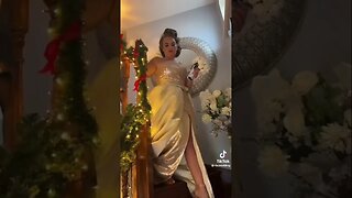 Golden bridesmaid dress