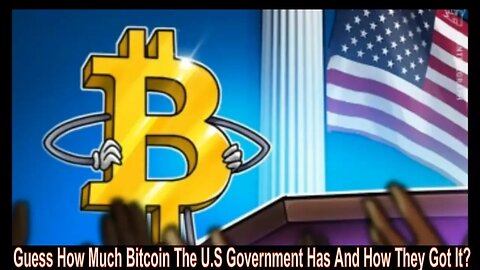 Guess How Much Bitcoin The U.S Government Has And How They Got It?