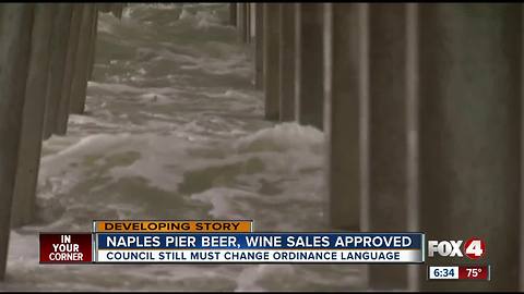 City council approves permit for beer and wine sales on Naples Pier