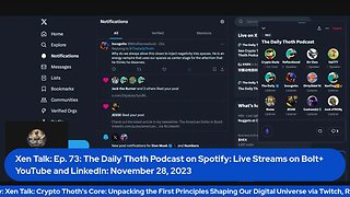 Xen Crypto Talk: Ep. 72: The Daily Thoth Podcast
