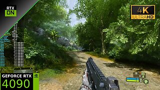 CRYSIS Remastered | RTX 4090 | 4K Max Settings, Ray Tracing ON | Ryzen 7 5800X3D