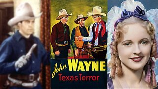TEXAS TERROR (1935 ) John Wayne, Lucille Browne & LeRoy Mason | Western | COLORIZED