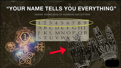 each letter has its own frequency HIDDEN SECRETS OF NUMEROLOGY