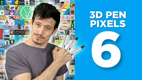 3D Pen Pixels 6 // 3D Pen Art