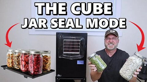The Cube - How To Use Jar Seal Mode For Dry canning Vacuum Sealing