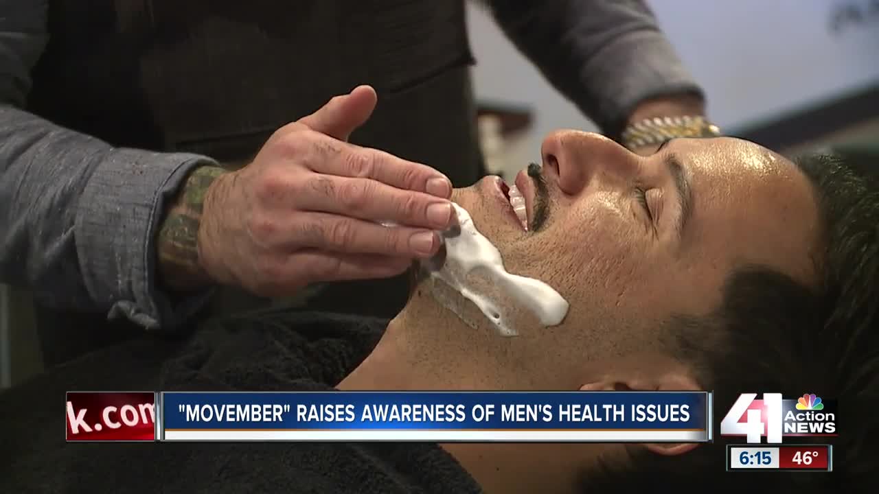 Barber kicks off 'Movember' with benefit shaving event