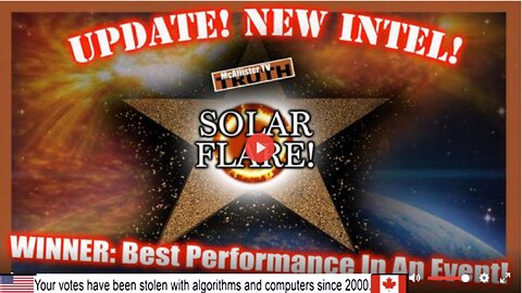 GRAND SOLAR FLASH UPDATE! MORE INTEL! THE BIG WHEEL RIDE! GUY BRUMMEL UPDATE!