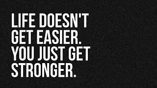 Strength does not come in numbers.