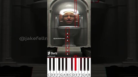 Skibidi Toilet RTX 10% PORCELAIN PALACE (@JakeFellman) - Octave Piano Tutorial