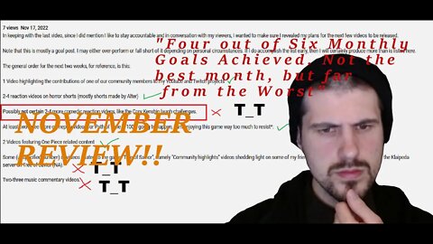 November Summary/Accountability (Erik's Anime and Gaming Commentary)