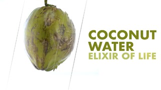 Coconut water, elixir of life.