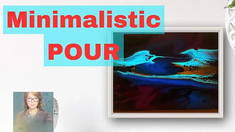 Watch This MINIMALISTIC Pour Acrylic Pour PEARL Pour #fluidart #acrylicpour #abstractart 201