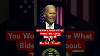 BREAKING: Joe Biden Speaks About His AGENDA and DONALD TRUMP! #shorts #politics