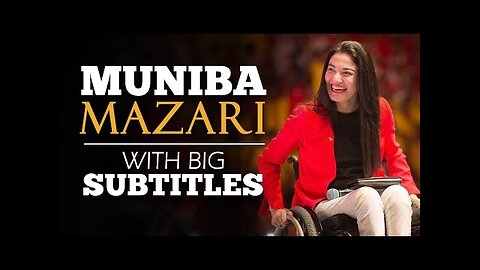 ENGLISH SPEECH | MUNIBA MAZARI - We all are Perfectly Imperfect (English Subtitles)