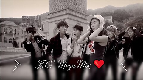 BTS MegaMix Mashup | Made with ❤ | Most Popular Of BTS | #BTS #MegaMix #part1