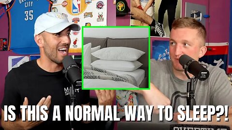 IS ZACH CRAZY FOR THIS SLEEP PREFERENCE?! 😧🛏