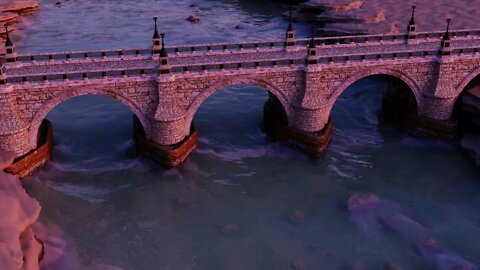 4K Relaxing River Animation