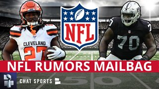 NFL Trade Rumors On Alex Leatherwood & Kareem Hunt | NFL Mailbag