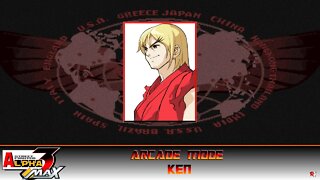 Street Fighter: Alpha 3 Max: Arcade Mode - Ken