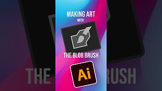 Getting artsy with the Blob Brush tool #adobeillustrator #illustratortips #ladalidi