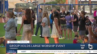 Group holds large worship event