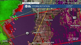 Severe weather in Tampa Bay area counties