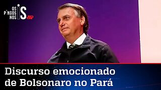 Bolsonaro vai às lágrimas e faz discurso com o coração em evento da Assembleia de Deus