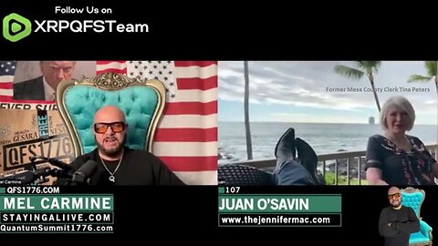 Tina Peters & Juan O Savin Sitting on Shore of Hawaii: Mel Carmine Questions - Discussions on Money Changes, BRICS, 2024 Election, Who Rules the World, Crypto, Gold, Silver (4.3.24)
