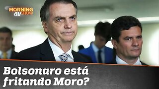 Desmembramento do ministério da Justiça e Segurança Pública: Bolsonaro está fritando Moro?