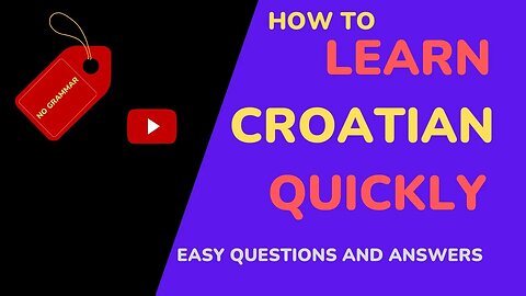 How to Learn Croatian the Easy Way! What is that? #learn #croatian #whatisthis #whatisthat