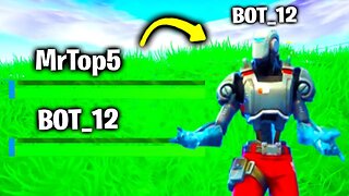 I Glitched A BOT Onto My Team.. (Fortnite)