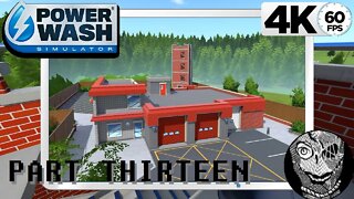 (PART 13) [Clean the Fire Station] PowerWash Simulator 4k60