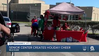 Belle Glade senior center hosts drive-thru Christmas and Hanukkah celebration